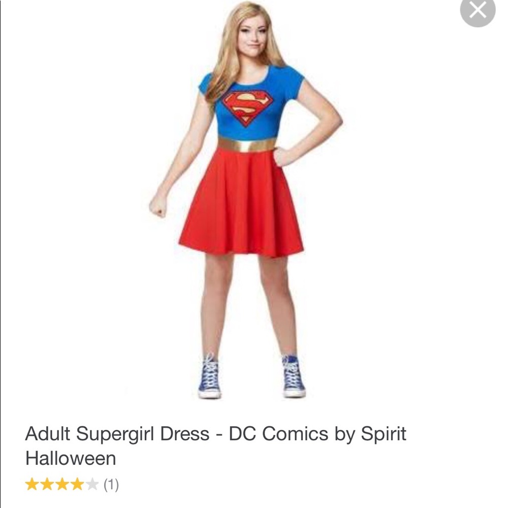 Superman dress costume superwoman large